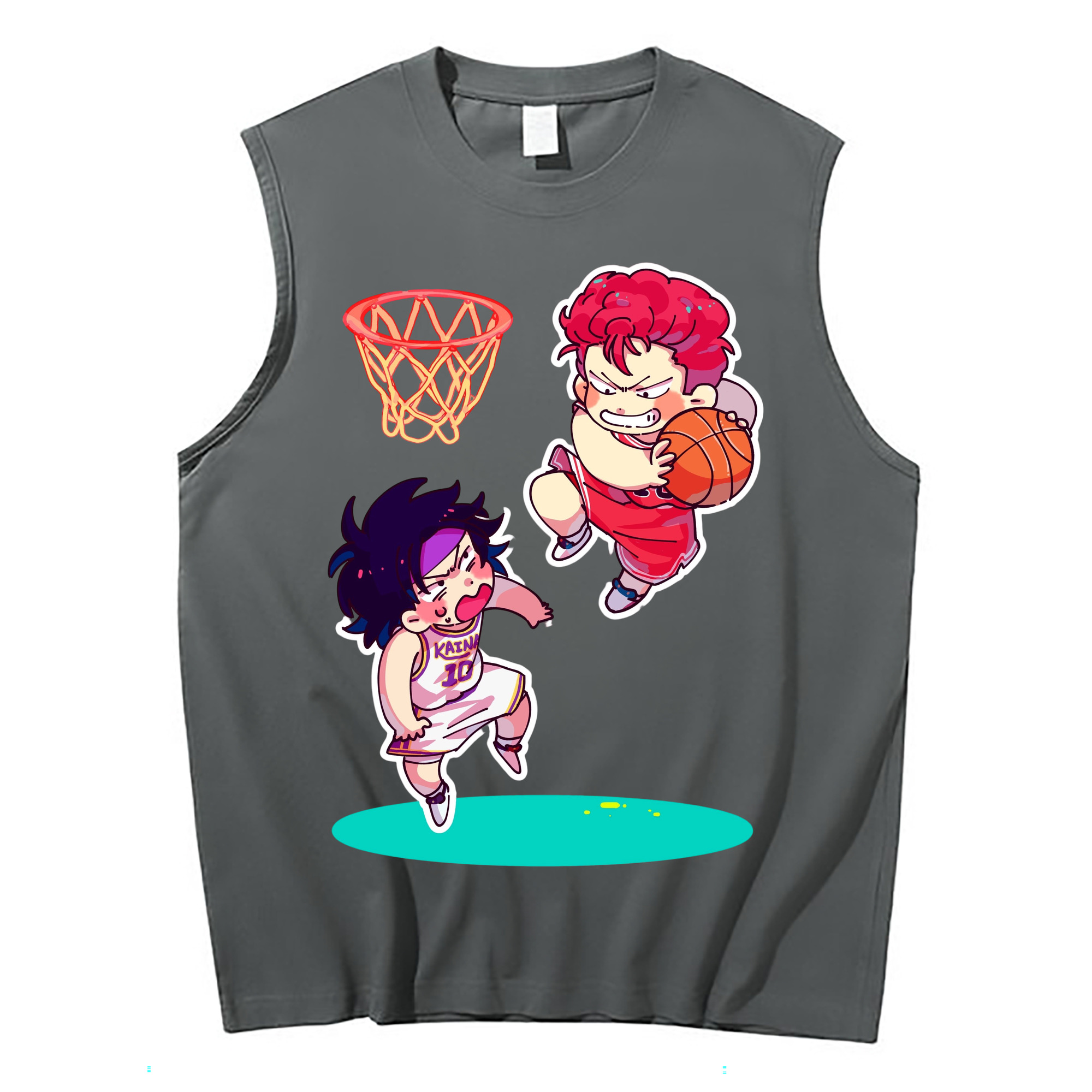 （画像用） SLAM DUNK／スラムダンク コットン100％タンクトップ（フロントプリント）